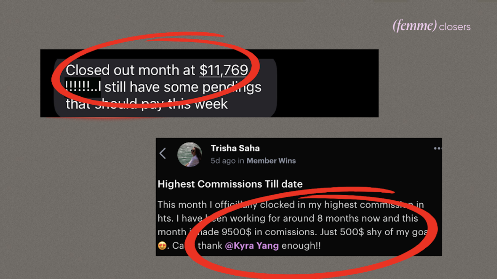 Member wins — Trisha highest commissions till date