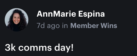 AnnMarie — $3K comms in a single day