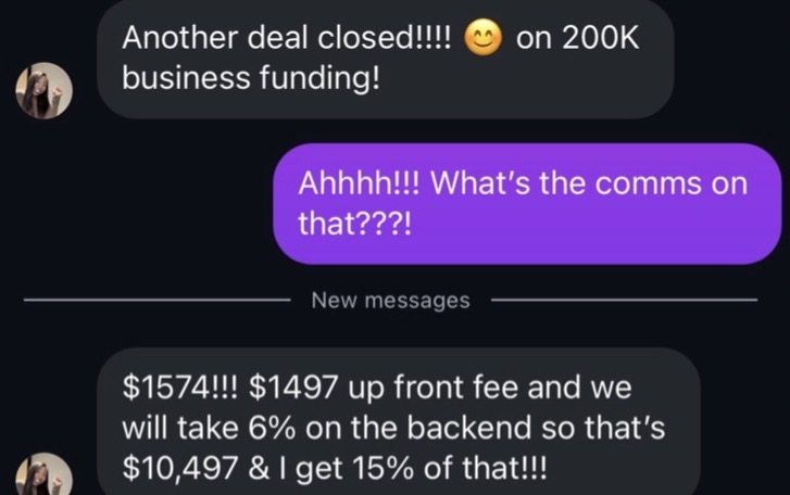 Desha — Another deal closed on $200K business funding